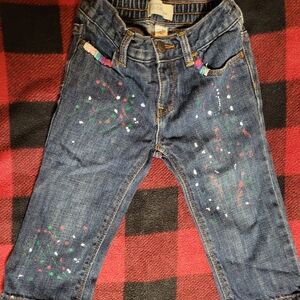 GAP Kids Blue Jeans with Colorful Accents